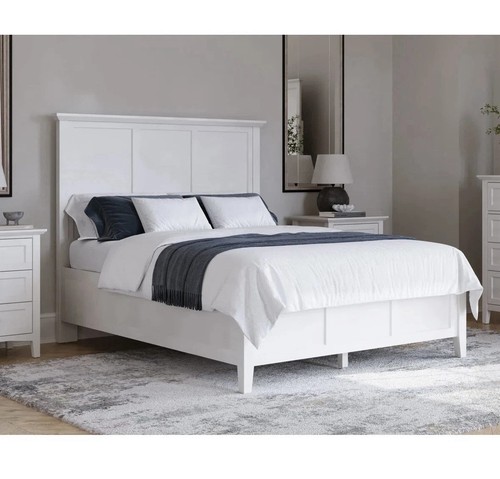 King size bed frame - bed, wooden