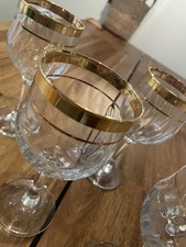 Vintage Crystal Wine Glasses