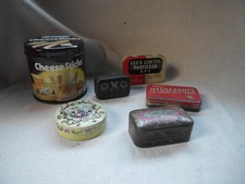 VINTAGE BUNDLE SMALL OLD TINS