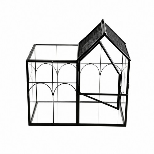 Mini reptile glass terrarium - glass,