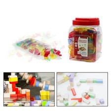 180Pcs Translucent Hollow