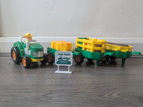 Green tractor with - tractor,