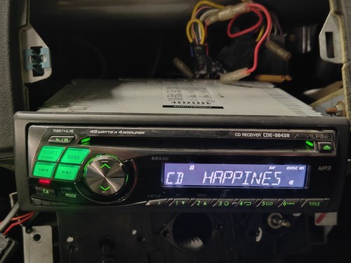 Alpine cde 9843r - car, radio
