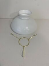 Aladdin Tripod And Shade for 23 Lamp Glass Opal Shade 140mm Diameter Rim Bundle
