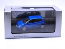 RARE VW POLO 9N IV 2002 SPORT TDI FSI SUMMER BLUE 1:43 AUTOART (DEALER MODEL)