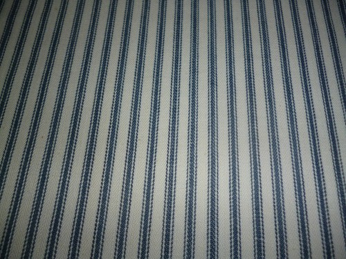 Striped ticking cushion ctn - ticking,