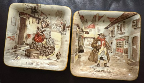 Atq square dish staffordshire - atq,