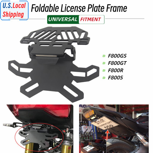 Rear foldable license plate - foldable,