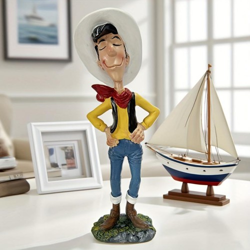 Cowboy statue figurine - cowboy,