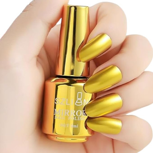 Metallic nail polish mirror - polish,,