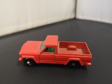 B756-MATCHBOX LESNEY No71B JEEP GLADIATOR PICKUP TRUCK WITH GREEN INTERIOR