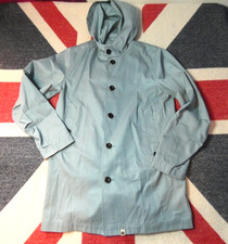 Pretty Green Coat Hooded Parka  Sky Blue Size M  Liam Gallagher Oasis