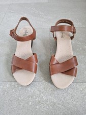 Clarks Women's brown wedge