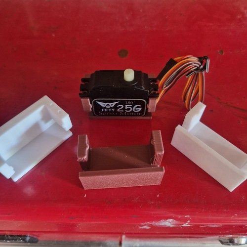 Printed servo mounts - 3d,