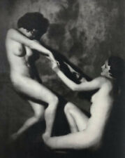 Art Deco nude study The Novice 1933 by London photographer Bernard Leedham FRPS