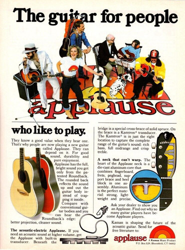1979 applause guitar print - 1979,