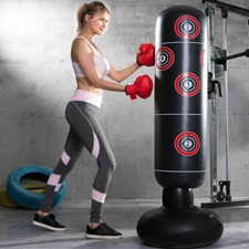 Sport Heavy Duty Free Standing Boxing Punch Bag Kick Adults Kids Kickboxing MMA