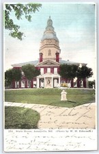 State House, Annapolis, Maryland (1910) - Antique Postcard