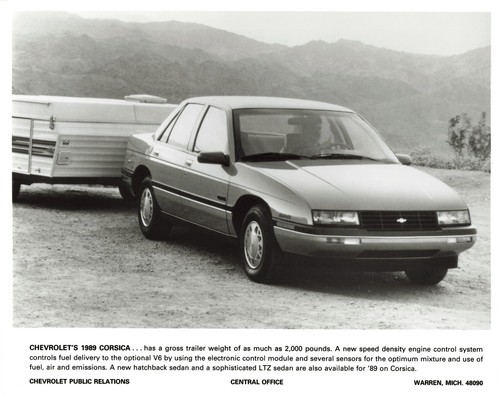 Chevrolet corsica 1989 press - 1989,