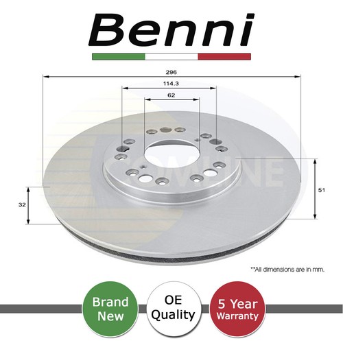 Brake disc front benni - disc,
