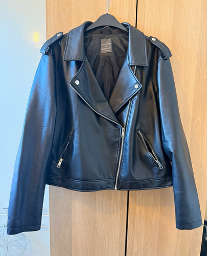 Primark black faux leather - faux,