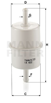 New fuel filter - fuel, for