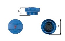Coolant Tank Cap Fits Audi A2 A3 A4 A6 A6 Allroad A8 Q7 Porsche VW GATES RC211