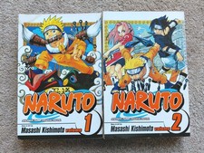 Naruto Viz Manga Vol. 1 - 2 Masashi Kishimoto 