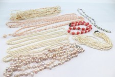 Cultured Pearl Necklaces Peacock Freshwater Seed Multistrand Vintage x 10