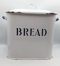 Antique White & Navy Enamel