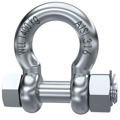 Stainless steel bow shackle - bow,