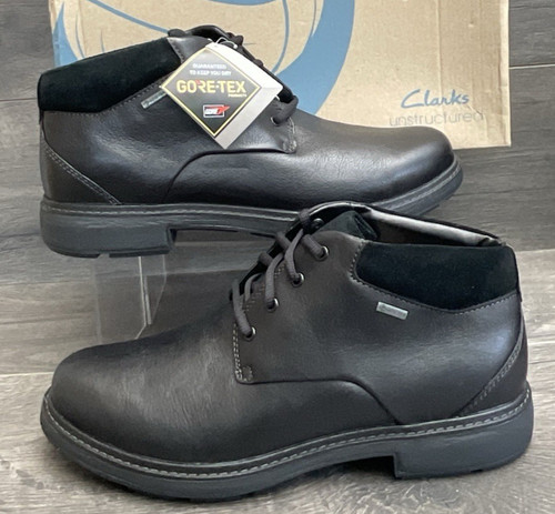 Mens clarks black gore tex - black, gore-tex