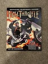 Full Throttle Lucas Arts Official Guide Book Vintage