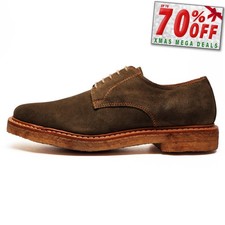 Lotus Memphis Mens Suede Leather Derby Fashion Lace Up Shoes (Sample) UK 9