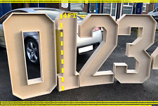 ANY 4FT LARGE GIANT LETTERS & NUMBERS, 123 ABC, FREE-STANDING, PLAIN