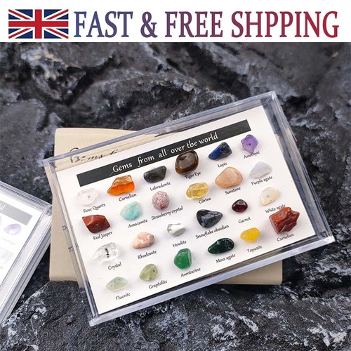 24pcs set rock gemstones - rock,
