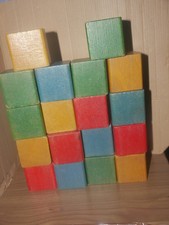 Vintage Wood Building Blocks -