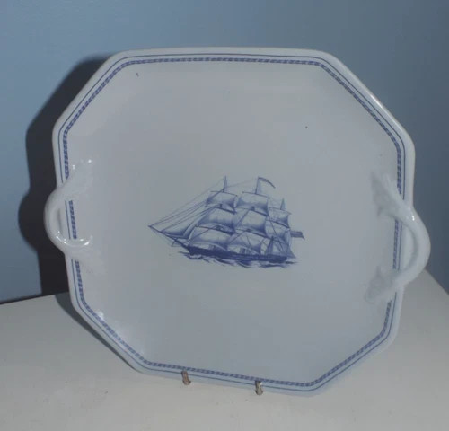 Spode trade winds blue plain - spode,