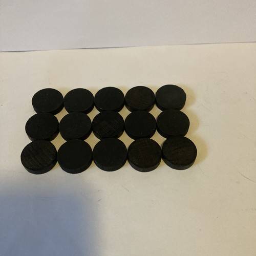 Black backgammon pieces - 15,