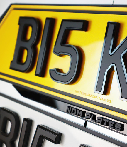 Road legal number - legal, plates