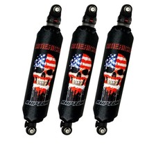 Black American Skull ATV Shock