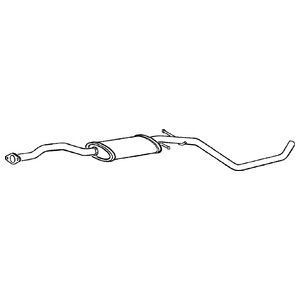 Klarius centre exhaust pipe - centre,