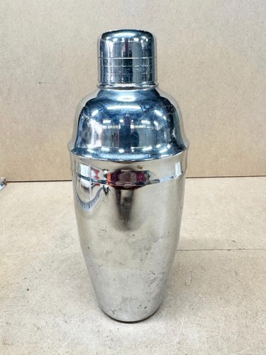 Vintage cocktail shaker silver - vintage,