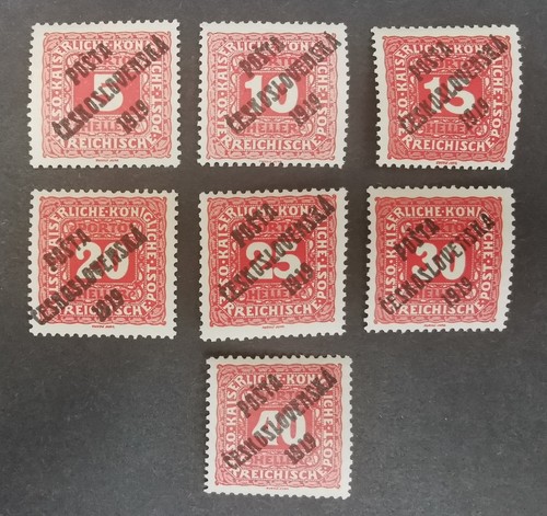 Czechoslovakia stamps 1919 - czechoslovakia,