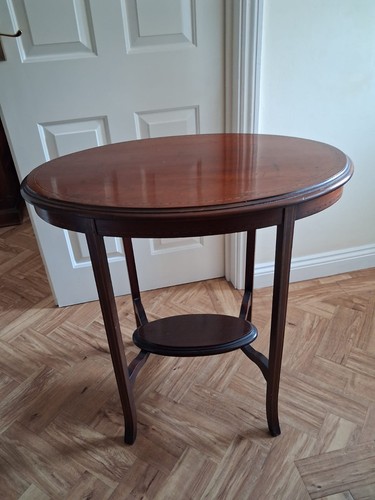 Oval side lamp - oval, table