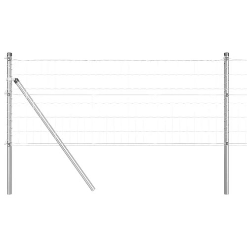 Euro fence with concrete base - fence,