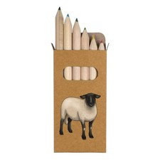 6 x 'Suffolk Sheep' Short 85mm