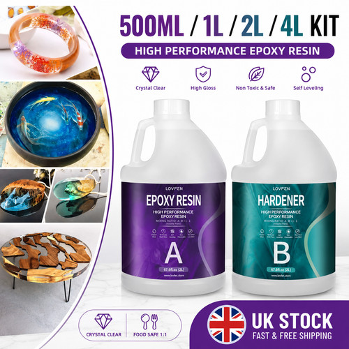 Epoxy resin crystal - crystal, clear