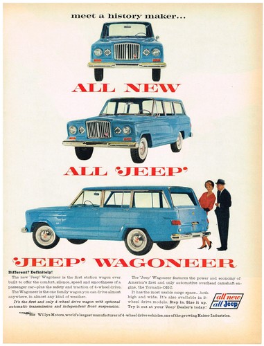 Vintage 1963 magazine jeep - vintage, ad