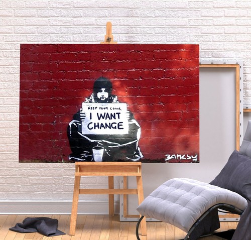 Banksy want change deep - banksy,